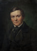 L'arkitekten Gottlieb Bindesbøll - Wilhelm Marstrand — indrammet kunstværk på væggen