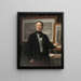 L'kunsthistoriker Niels Lauritz Høyen - Wilhelm Marstrand — indrammet kunstværk på væggen