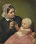 kunstnerens kone og hendes søn Poul - Wilhelm Marstrand — visning af kunstværket
