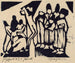 Crucifixion I - Wilhelm Morgner — visning af kunstværket