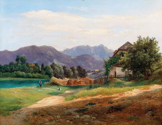 Wilhelm Steinfeld - Landscape with Stored Timber.webp