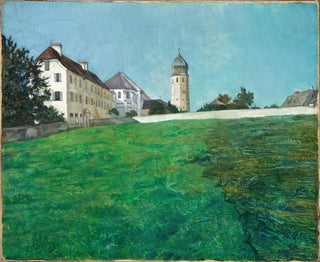 Wilhelm Trbner - A View of Frauenchiemsee.webp