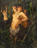 Satyr og Kentaurer - Wilhelm Trübner — visning af kunstværket