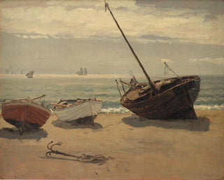 På stranden ved Skagen - Wilhelm Xylander — visning af kunstværket
