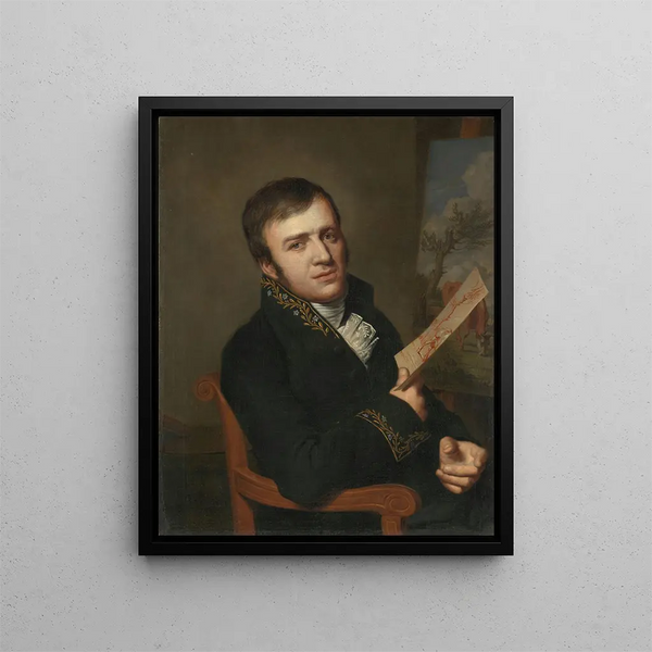 Willem Bartel van der Kooi - Jan Baptist Kobell II 17781814 Painter in the Uniform of a Member of the Royal Institute of Science Literature and the Fine Arts.webp