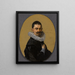 Portrait af en mand - Willem Cornelisz. Duyster — indrammet kunstværk på væggen