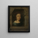 Maria Eversdijck født i 1628, hustru til Nicolas Blancardus - Willem Eversdijck — indrammet kunstværk på væggen