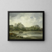 Vue de Nantes - Willem Leendert Bruckman — indrammet kunstværk på væggen
