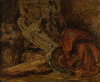 Willem Linnig the Younger - Still Life with Sculpture.webp