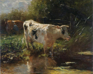 Willem Maris - Cow beside a Ditch.webp