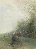 L'heure de la traite - Willem Maris — visning af kunstværket