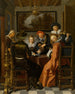 slappende musik om aftenen - Willem Pietersz Buytewech — visning af kunstværket