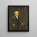 Portrait af en sandsynligvis Harmanus Uppink - Willem Uppink — indrammet kunstværk på væggen