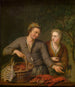 Fiskehandler - Willem van Mieris — visning af kunstværket
