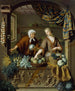 Den grøntsagsmand - Willem van Mieris — visning af kunstværket
