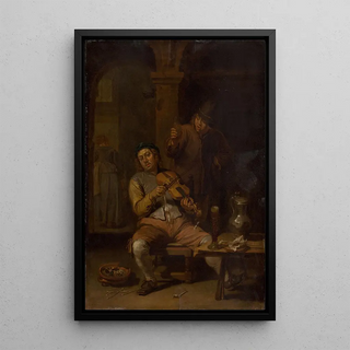 Willem van Herp - Village Violinist.webp
