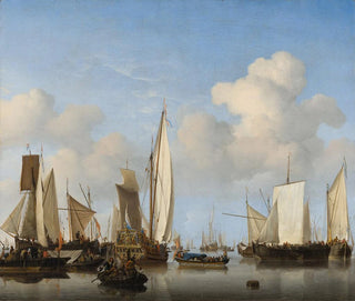 Willem van de Velde the Younger - Ships in the Roads.webp