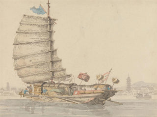 La barge voyageuse - William Alexander — visning af kunstværket