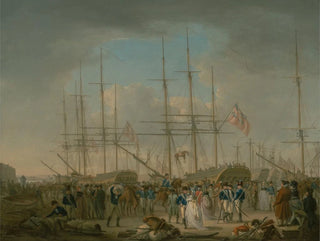 William Anderson - Hussars Embarking at Deptford.webp
