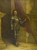 Portrait af en gentleman i rustning - William Anstey Dolland — visning af kunstværket