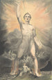 Engel af Åbenbaringen Bog af Johannes Åbenbaringsbog kapitel 10 - William Blake — visning af kunstværket