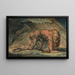 Nabuchodonosor - William Blake — indrammet kunstværk på væggen