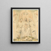 La Sainte Famille Le Christ dans le giron de la Vérité - William Blake — indrammet kunstværk på væggen
