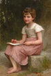 En opkald - William Bouguereau — visning af kunstværket