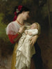 modning af moderskab - William Bouguereau — visning af kunstværket