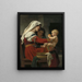 Beundring Af Moderen - William Bouguereau — indrammet kunstværk på væggen