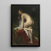 Baderinde - William Bouguereau — indrammet kunstværk på væggen