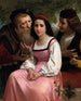 Mellem rigdom og kærlighed - William Bouguereau — visning af kunstværket