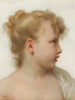 Studie af lille pige hoved profil - William Bouguereau — visning af kunstværket