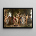 La Jeunesse de Bacchus - William Bouguereau — indrammet kunstværk på væggen