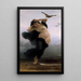 La Nuit - William Bouguereau — indrammet kunstværk på væggen