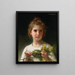 Mimosa - William Bouguereau — indrammet kunstværk på væggen