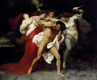Oreste forfulgt af Furierne - William Bouguereau — visning af kunstværket
