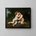 Fred - William Bouguereau — indrammet kunstværk på væggen