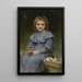 Pæoner - William Bouguereau — indrammet kunstværk på væggen