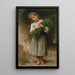 Tilbage til markerne - William Bouguereau — indrammet kunstværk på væggen