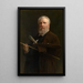 Selvportræt - William Bouguereau — indrammet kunstværk på væggen