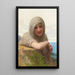 Souvenir - William Bouguereau — indrammet kunstværk på væggen