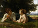 Tentation - William Bouguereau — visning af kunstværket