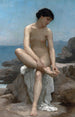 La Baigneuse - William Bouguereau — visning af kunstværket