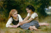 Les cueilleuses de noix - William Bouguereau — visning af kunstværket
