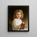 Le Livre d'Histoire - William Bouguereau — indrammet kunstværk på væggen