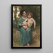 Le Petit Frère - William Bouguereau — indrammet kunstværk på væggen