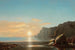 Vue de Northern Head ved solopgang i Fundy-bugten - William Bradford — visning af kunstværket