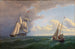 Baleinier maleri ved siden af vinmarken på vej - William Bradford — visning af kunstværket