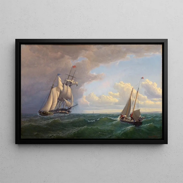 William Bradford - Whaler off the VineyardOutward Bound.webp